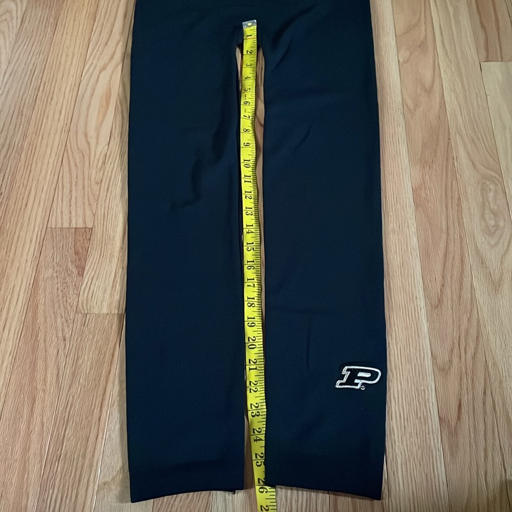 ZooZatz Purdue University Fleece Leggings Womens Small Black Logo Collegiate NWT - Picture 7 of 9